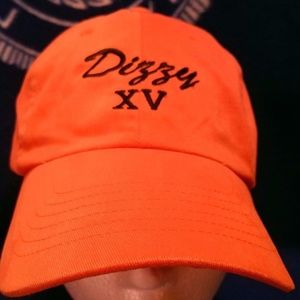 Dizzy XV Orange Hat Cap Adjustable Closure